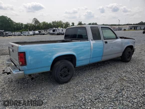1996 Dodge Dakota with VIN 1B7GL23X3TS624510, listed as a Copart auction lot 59167255 with 198,326 mi miles and Salvage title. Bid and sale history available at DreamBid. Image 3.