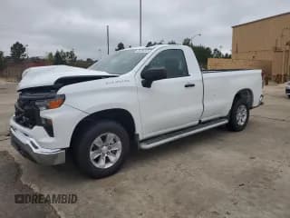 ✅ 2025 Chevrolet Silverado 1500 Work Truck • VIN: 3GCNAAED0SG365975 • Lot: 84643985. Listed on Copart with Not provided. Free auction sales archive from the USA and detailed vehicle history report at DreamBid. Image 1.