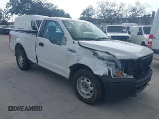 ✅ 2018 Ford F-150 XL • VIN: 1FTMF1EBXJFB94518 • Lot: 41463535. Listed on IAAI with 137,037 mi. Free auction sales archive from the USA and detailed vehicle history report at DreamBid. Image 1.