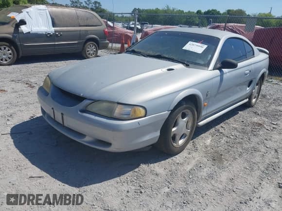 ✅ 1995 Ford Mustang • VIN: 1FALP4047SF170414 • Lot: 42079990. Listed on IAAI with 106,398 mi. Free auction sales archive from the USA and detailed vehicle history report at DreamBid. Image 2.