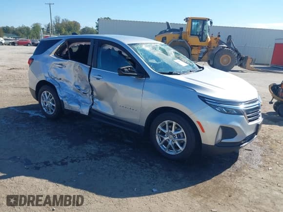 ✅ 2022 Chevrolet Equinox LT • VIN: 3GNAXTEV1NL134782 • Lot: 43386173. Wystawiony na IAAI z przebiegiem 38 890 mil. Bezpłatny archiwum sprzedaży aukcyjnych z USA i szczegółowy raport historii pojazdu na DreamBid. Zdjęcie 1.