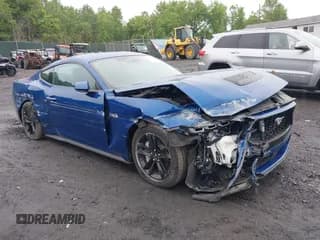 ✅ 2024 Ford Mustang GT • VIN: 1FA6P8CFXR5422268 • Lot: 42517490. Listed on IAAI with 14,294 mi. Free auction sales archive from the USA and detailed vehicle history report at DreamBid. Image 1.