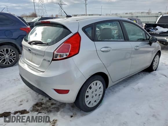 ✅ 2014 Ford Fiesta S • VIN: 3FADP4TJ4EM241501 • Lot: 96501275. Listed on Copart with 56,372 mi. Free auction sales archive from the USA and detailed vehicle history report at DreamBid. Image 3.