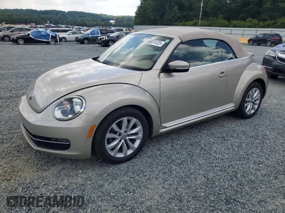 ✅ 2015 Volkswagen Beetle • VIN: 3VW5A7AT9FM815899 • Lot: 63074125. Listed on Copart with 77,214 mi. Free auction sales archive from the USA and detailed vehicle history report at DreamBid. Image 1.