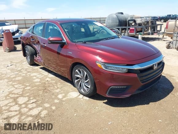 ✅ 2020 Honda Insight Touring • VIN: 19XZE4F99LE010043 • Лот: 42235458. Опубликован ранее на IAAI с пробегом 42 031 миль. Бесплатный доступ к архиву аукционных продаж из США и подробный отчёт об истории автомобиля на DreamBid. Изображение 1.