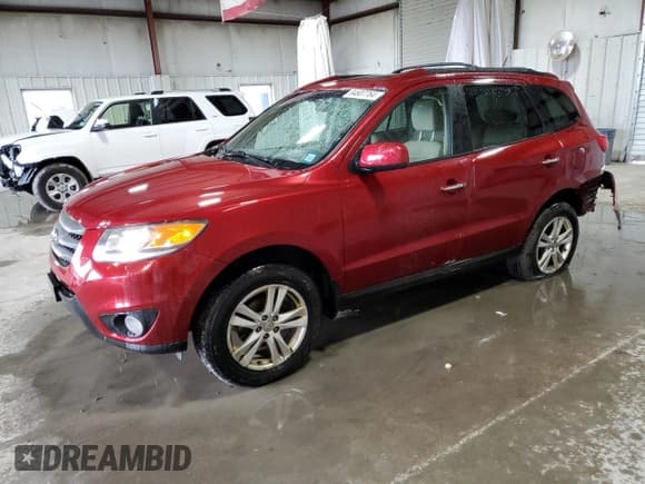 ✅ 2012 Hyundai Santa Fe Limited • VIN: 5XYZK3AB5CG133998 • Lot: 84607764. Listed on Copart with 144,912 mi. Free auction sales archive from the USA and detailed vehicle history report at DreamBid. Image 1.