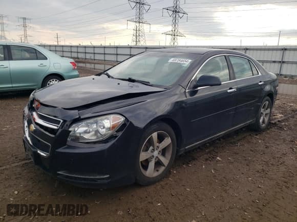 ✅ 2012 Chevrolet Malibu 1LT • VIN: 1G1ZC5E00CF342871 • Lot: 69784654. Listed on Copart with 162,694 mi. Free auction sales archive from the USA and detailed vehicle history report at DreamBid. Image 1.
