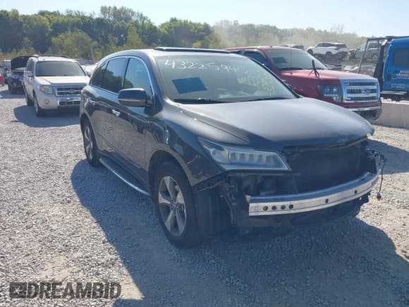 ✅ 2014 Acura MDX • VIN: 5FRYD3H22EB019848 • Lot: 43225940. Listed on IAAI with 193,295 mi. Free auction sales archive from the USA and detailed vehicle history report at DreamBid. Image 1.