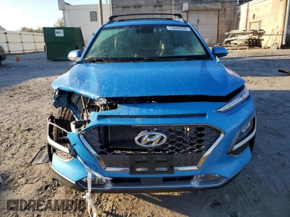 ✅ 2019 Hyundai Kona Ultimate • VIN: KM8K53A52KU371125 • Лот: 76848234. Опубликован ранее на Copart с пробегом 82 074 миль. Бесплатный доступ к архиву аукционных продаж из США и подробный отчёт об истории автомобиля на DreamBid. Изображение 5.