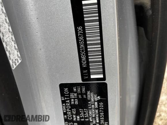 ✅ 2019 Kia Sedona EX • VIN: KNDMB5C13K6567106 • Lot: 91913555. Wystawiony na Copart z przebiegiem Nie podano. Bezpłatny archiwum sprzedaży aukcyjnych z USA i szczegółowy raport historii pojazdu na DreamBid. Zdjęcie 10.