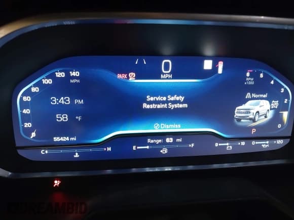 ✅ 2023 Chevrolet Tahoe Premier • VIN: 1GNSKSKD0PR217513 • Лот: 41779222. Опубликован ранее на IAAI с пробегом 55 424 миль. Бесплатный доступ к архиву аукционных продаж из США и подробный отчёт об истории автомобиля на DreamBid. Изображение 7.