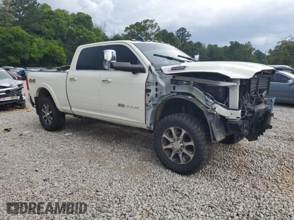 ✅ 2020 Ram 2500 Longhorn • VIN: 3C6UR5GL8LG147355 • Lot: 59675815. Listed on Copart with 53,147 mi. Free auction sales archive from the USA and detailed vehicle history report at DreamBid. Image 4.