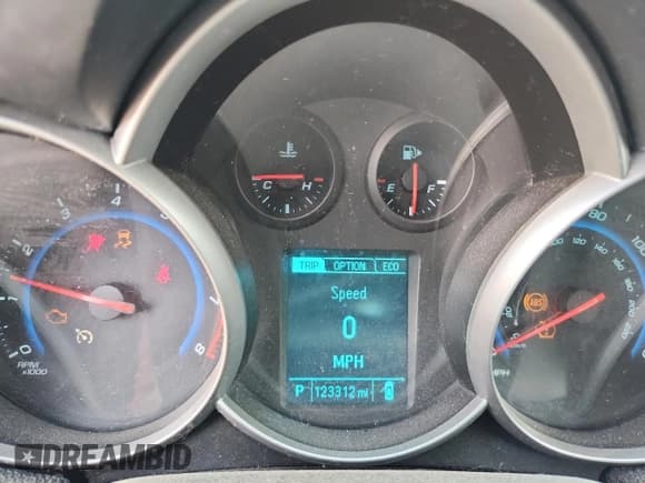 ✅ 2016 Chevrolet Cruze ECO • VIN: 1G1PJ5SB1G7158980 • Lot: 72038325. Listed on Copart with 123,312 mi. Free auction sales archive from the USA and detailed vehicle history report at DreamBid. Image 9.