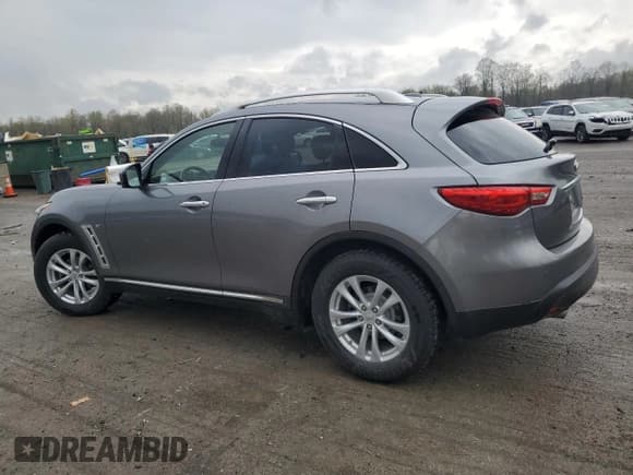 ✅ 2015 Infiniti QX70 • VIN: JN8CS1MW2FM482942 • Lot: 54245025. Listed on Copart with 108,314 mi. Free auction sales archive from the USA and detailed vehicle history report at DreamBid. Image 2.