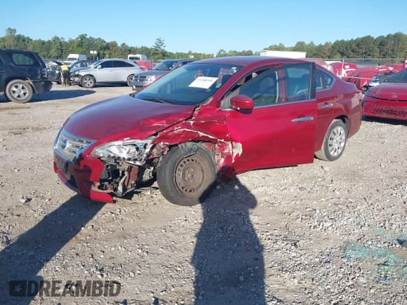 ✅ 2015 Nissan Sentra SV • VIN: 3N1AB7APXFL684881 • Lot: 43368316. Listed on IAAI with 81,081 mi. Free auction sales archive from the USA and detailed vehicle history report at DreamBid. Image 2.