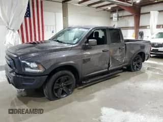 2022 Ram 1500 Warlock с VIN 1C6RR7GGXNS149818, выставлен на аукционе Copart как лот 81627555 с пробегом 84 023 миль миль и Списание • Salvage title. История ставок и продаж доступна на DreamBid. Изображение 1.