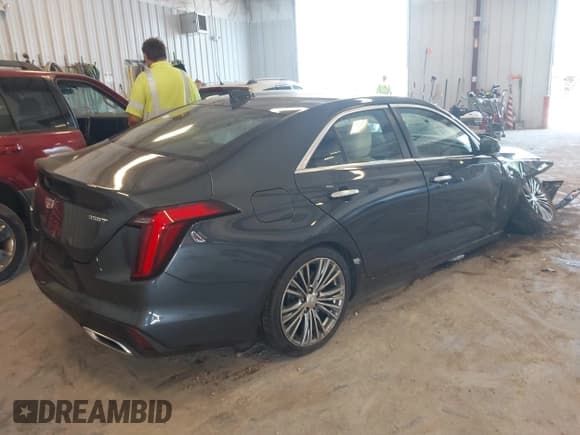 ✅ 2025 Cadillac CT4 Premium Luxury • VIN: 1G6DF5RK0S0111364 • Lot: 42649782. Listed on IAAI with 2,967 mi. Free auction sales archive from the USA and detailed vehicle history report at DreamBid. Image 4.