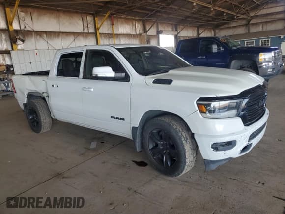 ✅ 2020 Ram 1500 Big Horn • VIN: 1C6RREFT9LN100821 • Lot: 81469735. Listed on Copart with 124,706 mi. Free auction sales archive from the USA and detailed vehicle history report at DreamBid. Image 4.