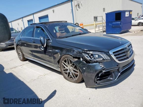 ✅ 2018 Mercedes-Benz S 63 AMG • VIN: WDDUG8JB2JA401661 • Lot: 53571305. Listed on Copart with Not provided. Free auction sales archive from the USA and detailed vehicle history report at DreamBid. Image 4.