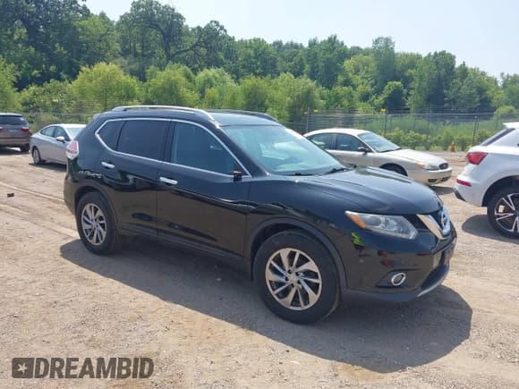 ✅ 2014 Nissan Rogue SL • VIN: 5N1AT2MV5EC844677 • Лот: 42800824. Опубликован ранее на IAAI с пробегом 187 521 миль. Бесплатный доступ к архиву аукционных продаж из США и подробный отчёт об истории автомобиля на DreamBid. Изображение 1.