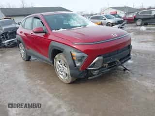 2024 Hyundai Kona SE with VIN KM8HACAB5RU127667, listed as a IAAI auction lot 41575437 with 12,654 mi miles and . Bid and sale history available at DreamBid. Image 1.