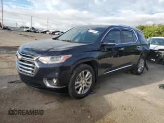 2020 Chevrolet Traverse High Country с VIN 1GNEVNKW3LJ118202, выставлен на аукционе Copart как лот 82162765 с пробегом 62 079 миль миль и Списание • Salvage title. История ставок и продаж доступна на DreamBid. Изображение 1.