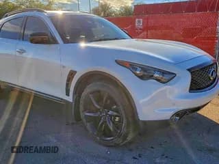 ✅ 2017 Infiniti QX70 • VIN: JN8CS1MW2HM411677 • Lot: 96024085. Listed on Copart with 86,468 mi. Free auction sales archive from the USA and detailed vehicle history report at DreamBid. Image 1.
