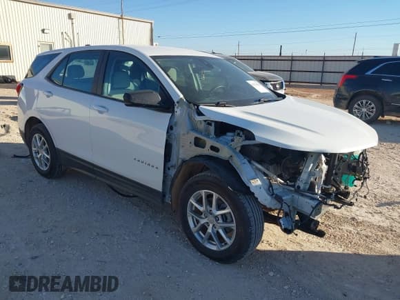 ✅ 2022 Chevrolet Equinox LS • VIN: 3GNAXHEVXNS167640 • Lot: 43376506. Listed on IAAI with 70,014 mi. Free auction sales archive from the USA and detailed vehicle history report at DreamBid. Image 1.