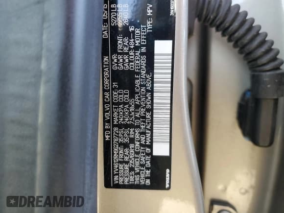 ✅ 2016 Volvo XC60 T5 Platinum • VIN: YV4612RM9G2787728 • Лот: 91417875. Опубликован ранее на Copart с пробегом 104 219 миль. Бесплатный доступ к архиву аукционных продаж из США и подробный отчёт об истории автомобиля на DreamBid. Изображение 13.