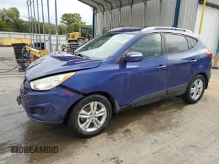 2012 Hyundai Tucson Limited with VIN KM8JUCAC2CU472597, listed as a Copart auction lot 81061025 with 131,064 mi miles and Salvage title. Bid and sale history available at DreamBid. Image 1.