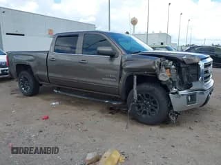 ✅ 2014 GMC Sierra 1500 SLE • VIN: 3GTU2UEC6EG144175 • Lot: 43258529. Listed on IAAI with 155,669 mi. Free auction sales archive from the USA and detailed vehicle history report at DreamBid. Image 1.