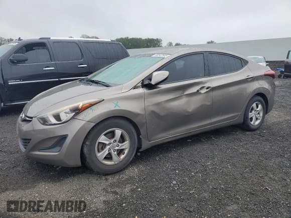 ✅ 2015 Hyundai Elantra SE • VIN: 5NPDH4AE2FH608495 • Lot: 69342585. Listed on Copart with 141,019 mi. Free auction sales archive from the USA and detailed vehicle history report at DreamBid. Image 1.