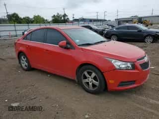 2014 Chevrolet Cruze 1LT with VIN 1G1PC5SB1E7130751, listed as a Copart auction lot 65261625 with 159,897 mi miles and Clean title. Bid and sale history available at DreamBid. Image 4.