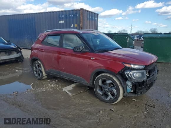 ✅ 2023 Hyundai Venue Limited • VIN: KMHRC8A39PU213615 • Lot: 47274265. Listed on Copart with 53,256 mi. Free auction sales archive from the USA and detailed vehicle history report at DreamBid. Image 4.