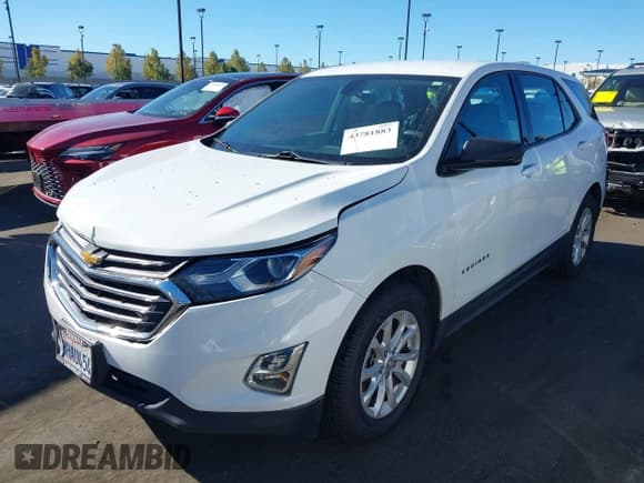 ✅ 2019 Chevrolet Equinox LS • VIN: 3GNAXHEV0KS564429 • Лот: 43781883. Опубликован ранее на IAAI с пробегом 103 493 миль. Бесплатный доступ к архиву аукционных продаж из США и подробный отчёт об истории автомобиля на DreamBid. Изображение 2.