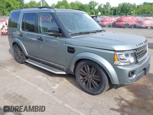 ✅ 2016 Land Rover LR4 HSE • VIN: SALAG2V63GA790268 • Lot: 42355841. Listed on IAAI with 107,754 mi. Free auction sales archive from the USA and detailed vehicle history report at DreamBid. Image 1.