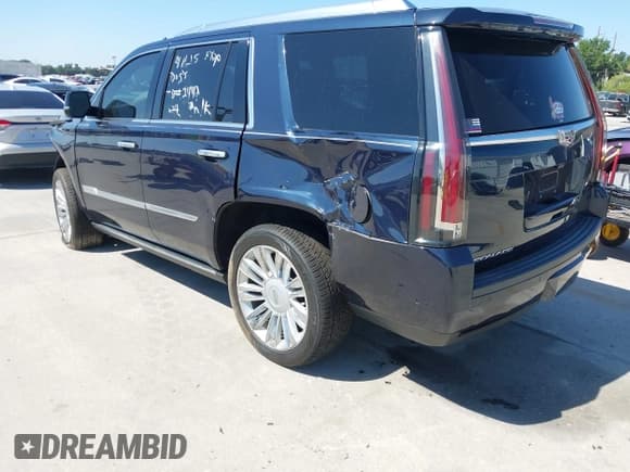 ✅ 2018 Cadillac Escalade Platinum • VIN: 1GYS3DKJ0JR213261 • Lot: 42038169. Listed on IAAI with 70,795 mi. Free auction sales archive from the USA and detailed vehicle history report at DreamBid. Image 3.
