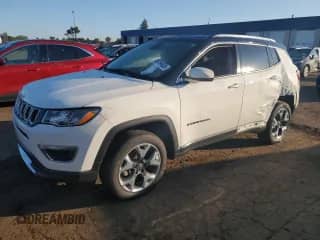 2020 Jeep Compass Limited z VIN 3C4NJDCB2LT254856, wystawiony jako Copart lot #69756635 z przebiegiem 50 739 mil mil oraz Czysty tytuł • Clean title. Historia ofert i sprzedaży dostępna na DreamBid. Obrazek 1.