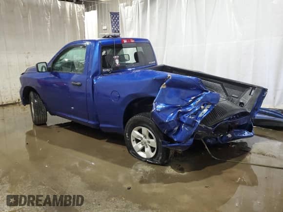 2017 Ram 1500 Tradesman with VIN 3C6JR7AT5HG789692, listed as a Copart auction lot 73140044 with 48,316 mi miles and Non repairable. Bid and sale history available at DreamBid. Image 2.