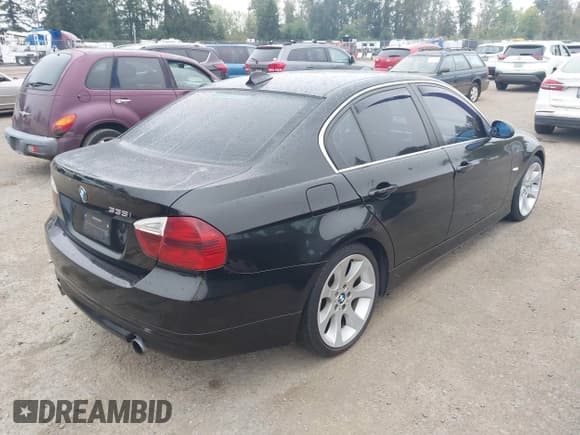 ✅ 2007 BMW 3 Series 335i • VIN: WBAVB73577KY62269 • Lot: 43116938. Listed on IAAI with Not provided. Free auction sales archive from the USA and detailed vehicle history report at DreamBid. Image 4.