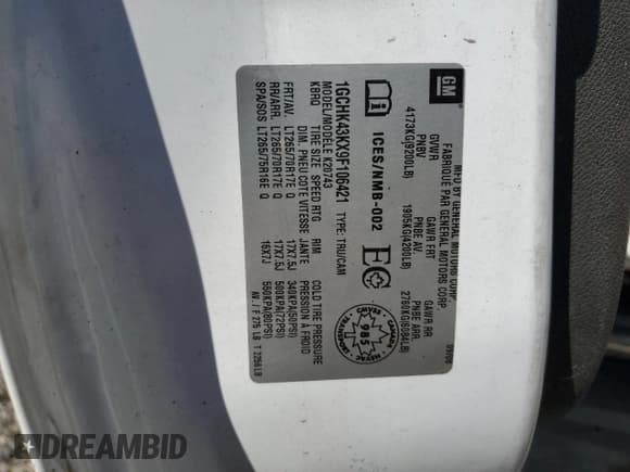 ✅ 2009 Chevrolet Silverado 2500HD Work Truck • VIN: 1GCHK43KX9F106421 • Lot: 69239365. Wystawiony na Copart z przebiegiem Nie podano. Bezpłatny archiwum sprzedaży aukcyjnych z USA i szczegółowy raport historii pojazdu na DreamBid. Zdjęcie 12.