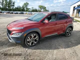 2022 Hyundai Kona Limited z VIN KM8K5CA32NU789994, wystawiony jako Copart lot #68596325 z przebiegiem 31 788 mil mil oraz Nie do naprawy • Non repairable. Historia ofert i sprzedaży dostępna na DreamBid. Obrazek 1.