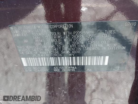 ✅ 2011 Scion xB • VIN: JTLZE4FE8B1129026 • Лот: 42940755. Опубликован ранее на IAAI с пробегом 136 779 миль. Бесплатный доступ к архиву аукционных продаж из США и подробный отчёт об истории автомобиля на DreamBid. Изображение 9.