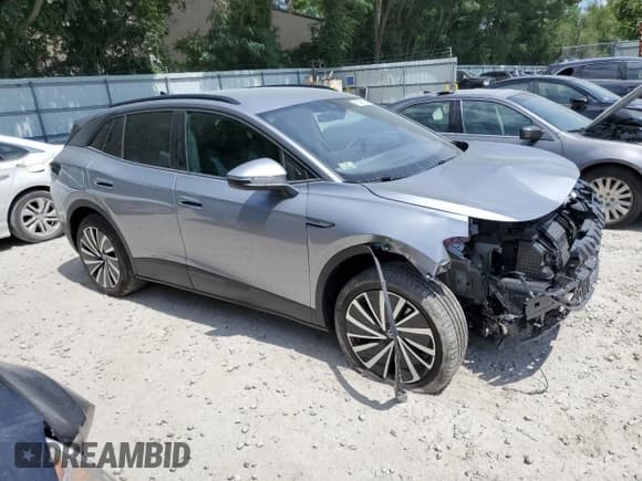 ✅ 2024 Volkswagen ID.4 Pro • VIN: 1V2DSPE81RC002806 • Lot: 62839134. Listed on Copart with 869 mi. Free auction sales archive from the USA and detailed vehicle history report at DreamBid. Image 4.