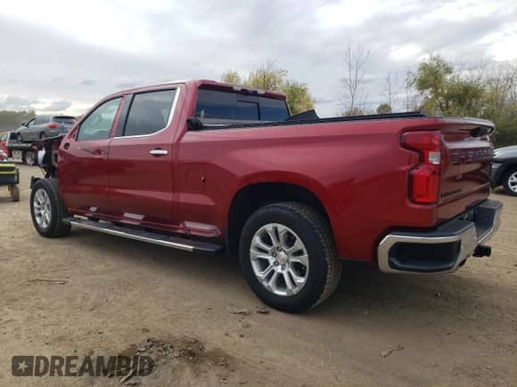 2023 Chevrolet Silverado 1500 LTZ z VIN 3GCUDGED9PG363686, wystawiony jako Copart lot #85137405 z przebiegiem 27 149 mil mil oraz Szkoda całkowita • Salvage title. Historia ofert i sprzedaży dostępna na DreamBid. Obrazek 2.