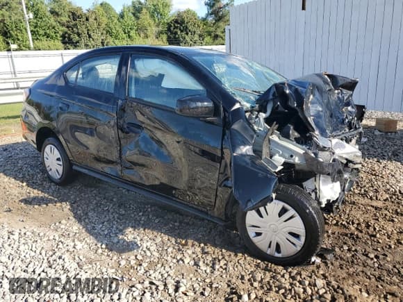 ✅ 2024 Mitsubishi Mirage ES • VIN: ML32FUFJ7RHF16424 • Lot: 85114895. Wystawiony na Copart z przebiegiem Nie podano. Bezpłatny archiwum sprzedaży aukcyjnych z USA i szczegółowy raport historii pojazdu na DreamBid. Zdjęcie 4.