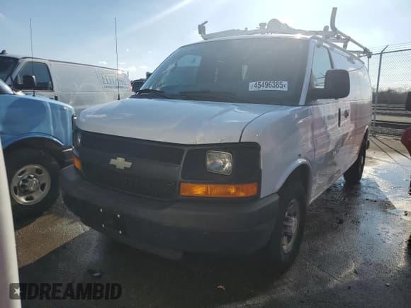 ✅ 2013 Chevrolet Express Cargo • VIN: 1GCWGFCAXD1903768 • Lot: 70606255. Listed on Copart with 145,022 mi. Free auction sales archive from the USA and detailed vehicle history report at DreamBid. Image 1.