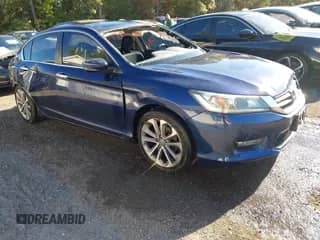 2014 Honda Accord Sport с VIN 1HGCR2F51EA050345, выставлен на аукционе IAAI как лот 43420138 с пробегом 245 094 миль миль и . История ставок и продаж доступна на DreamBid. Изображение 1.