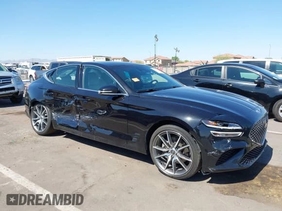 ✅ 2023 Genesis G70 2.0T • VIN: KMTG34TA3PU132398 • Lot: 42497066. Listed on IAAI with 34,759 mi. Free auction sales archive from the USA and detailed vehicle history report at DreamBid. Image 6.