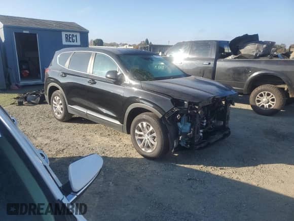 2019 Hyundai Santa Fe SE with VIN 5NMS2CAD2KH008660, listed as a Copart auction lot 89726155 with 76,060 mi miles and Salvage title. Bid and sale history available at DreamBid. Image 4.